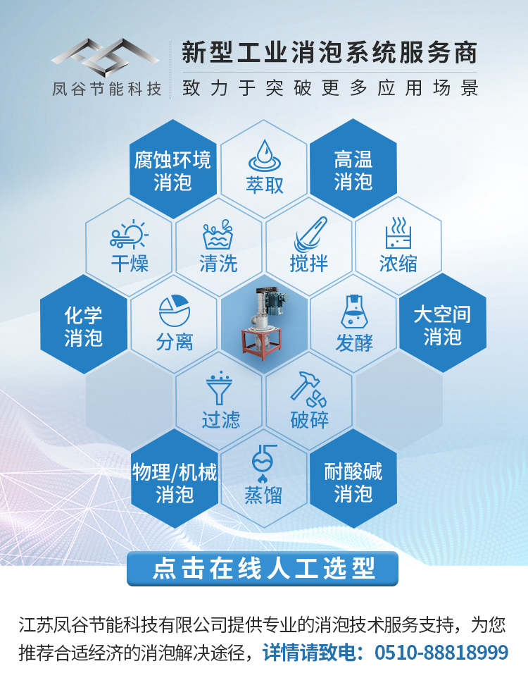 FG型消泡器在制漿造紙工業中的應用